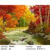 Количество цветов и сложность Золотая осень Раскраска по номерам на холсте Molly KH0310