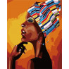  Портрет африканки Раскраска картина по номерам MG2112