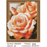 Количество цветов и сложность Чайные розы Алмазная вышивка мозаика на подрамнике 3D TSGJ1073