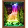 В рамке Радужный водопад Алмазная вышивка мозаика АЖ-1769