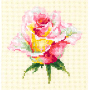  Нежная роза Набор для вышивания Чудесная игла 150-004