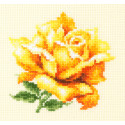 Желтая роза Набор для вышивания Чудесная игла