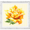 В рамке Желтая роза Набор для вышивания Чудесная игла 150-005