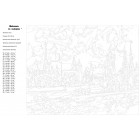 Схема Австрийский городок Раскраска картина по номерам на холсте LV15