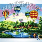 Фестиваль воздушных шаров Раскраска по номерам акриловыми красками на холсте Hobbart