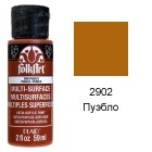 2902 Пуэбло Для любой поверхности Сатиновая акриловая краска Multi-Surface Folkart Plaid