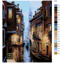 Теплый вечер в Венеции Раскраска по номерам на холсте Живопись по номерам