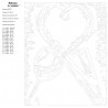 Схема За любовь Раскраска картина по номерам на холсте RA225