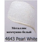 4643 Жемчужно-белый Металлик Краска по ткани Fabric FolkArt Plaid