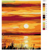Раскладка Вечернее солнышко Раскраска картина по номерам на холсте KTMK-92452-1