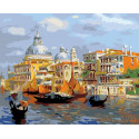 Венецианские каналы Раскраска по номерам на холсте Живопись по номерам