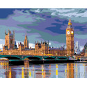 Лондонский пейзаж Раскраска по номерам на холсте Живопись по номерам