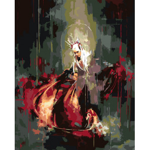  Царица пламени Раскраска картина по номерам на холсте ETS7