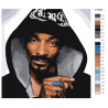 Раскладка Snoop Dogg Раскраска по номерам на холсте Живопись по номерам Z-AB82