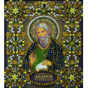 Святой Андрей Набор для частичной вышивки бисером Хрустальные грани