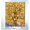 Количество цветов и сложность Древо жизни.Г. Климт. Раскраска по номерам на холсте Hobbart DZ4050067-Lite