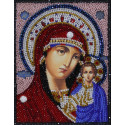 Казанская икона Божьей Матери Набор для вышивания бусинами Преобрана