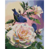  Розы и птички вышивка Алмазная мозаика вышивка Painting Diamond GF3270
