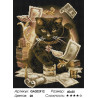 Сложность и количество цветов Денежный кот Алмазная вышивка мозаика на подрамнике QА202912