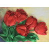  Тюльпаны Набор для вышивки лентами Каролинка КЛ(Н)-3031