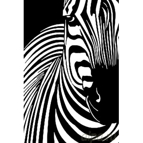  Окрас зебры Раскраска по номерам на холсте Живопись по номерам PA95