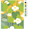 Схема Кот на прогулке Раскраска по номерам на холсте Живопись по номерам RA167