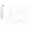 Схема Ароматы парижа Раскраска картина по номерам на холсте KTMK-38917