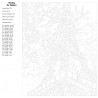 Схема Весенняя Эйфелева башня Раскраска по номерам на холсте Живопись по номерам KTMK-71551