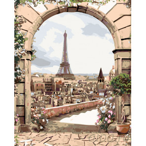  Гостеприимный Париж Раскраска по номерам на холсте Живопись по номерам KTMK-50883