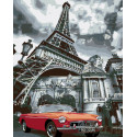 Грезы о Париже Раскраска по номерам на холсте Живопись по номерам
