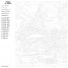 раскладка Сны о Париже Раскраска по номерам на холсте Живопись по номерам KTMK-97600