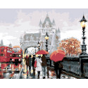 Прогулка по Лондону Раскраска картина по номерам на холсте 