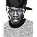 50 Cent Раскраска картина по номерам на холсте