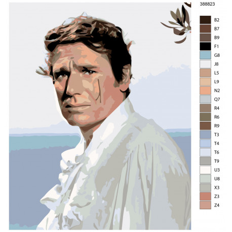 Макет Герцог побережья Раскраска картина по номерам на холсте KTMK-388823