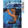 Макет Романтичный дождь Раскраска картина по номерам на холсте RO143