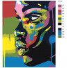 Макет Радужный лик Раскраска картина по номерам на холсте PA186-80x100