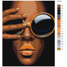 Макет ООранжевое настроение Раскраска картина по номерам на холсте RO150-80x100