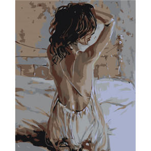  Нежное утро Раскраска картина по номерам на холсте RO145-80x100