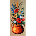 Полевые цветы Канва жесткая с рисунком для вышивки Gobelin L