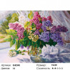 Сложность и количество цветов Махровая сирень Раскраска картина по номерам на холсте KH0345