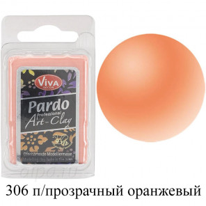 Полупрозрачная оранжевая Pardo Clay Полимерная глина пластика Viva Decor