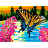  Бабочка Раскраска картина по номерам на холсте EX5620