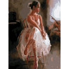  Юная балерина Раскраска картина по номерам на холсте EX5992