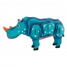  Носорог Деревяный 3Д пазл с красками HC210
