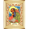 Пример оформления в рамку Иоанн Богослов Ткань для вышивания с нанесенным рисунком Божья коровка 0085