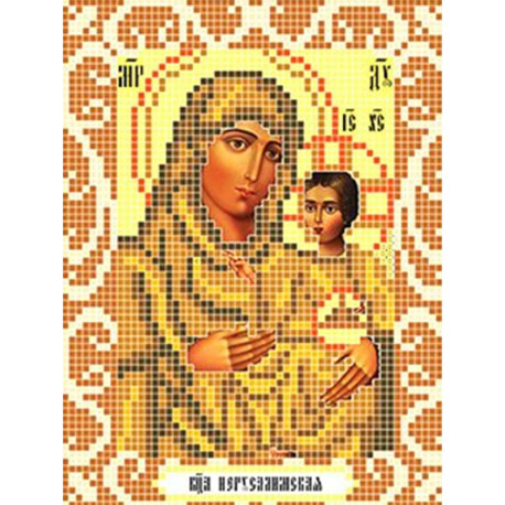  Богородица Иерусалимская Ткань для вышивания с нанесенным рисунком Божья коровка 0087