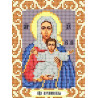  Богородица Леушинская Ткань для вышивания с нанесенным рисунком Божья коровка 0088