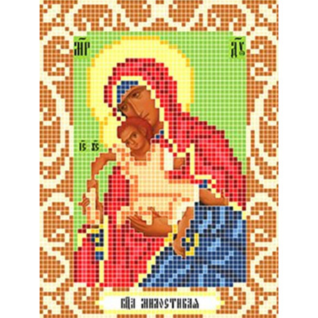  Богородица Милостивая Ткань для вышивания с нанесенным рисунком Божья коровка 0089
