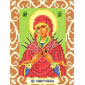 Богородица Семистрельная Ткань для вышивания с нанесенным рисунком Божья коровка