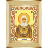 Пример оформления в рамку Богородица Знамение Ткань для вышивания с нанесенным рисунком Божья коровка 0097